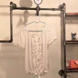 Hollister sheer blouse